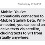 یک کاربر آیفون ۱۳ از تجربه خود با استارلینک T-Mobile در منطقه‌ای کاملاً دورافتاده گفت