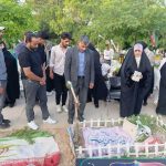 برگزاری مراسم تولد شهید مرزبانی در بهشت‌رضا(ع) مشهد