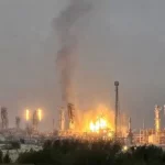 مهار حریق فاز ۱۴ پارس جنوبی