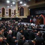 مراسم عزاداری حضرت اباعبدالله الحسین(ع) در حسینیه امام خمینی برگزار شد